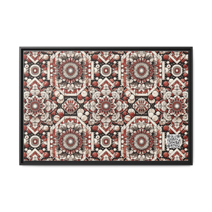 Neo Jomon Sculptural Aesthetics Artisanal Streetwear Matte Canvas, Framed (multi-Color) - 8404 Design-55 A