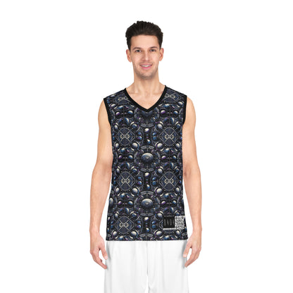 Tech Astronaut Tech-Forward Streetwear Meets Space Exploration Basketball Jersey - 8404 Design-46