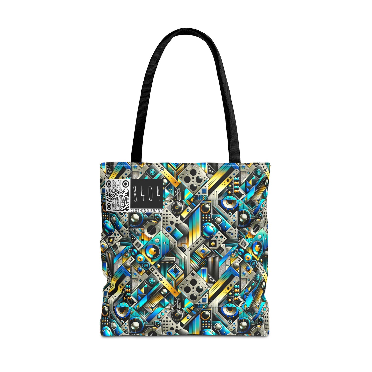 Tech Art Fusion Tech-Forward Streetwear Tote Bag - 8404 Design-50
