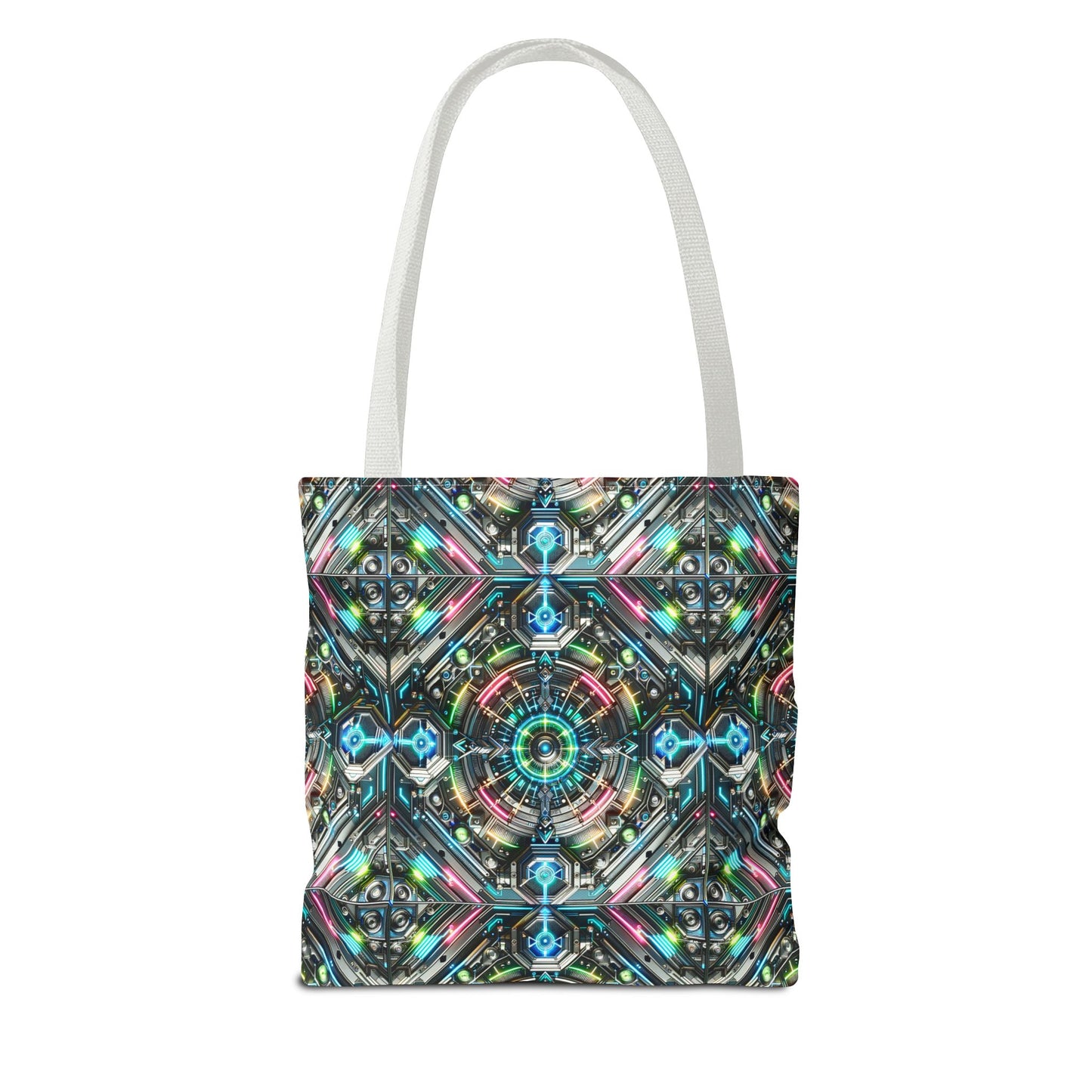 Tech-Infused Futurism Futuristic Tech Tote Bag - 8404 Design-53