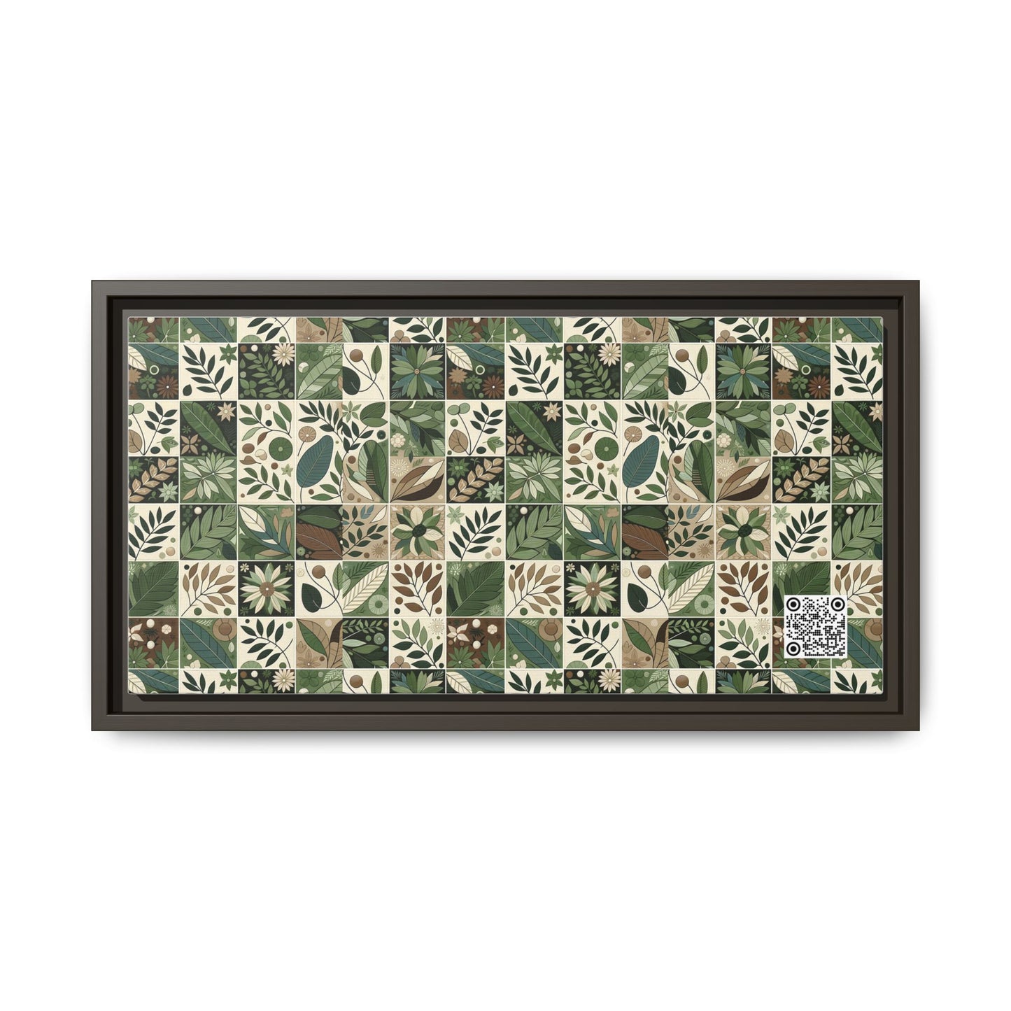 Streetwear Sustainability Environmentally Conscious Streetwear with a Natural Aesthetic Matte Canvas, Framed (multi-color) - 8404 Design-57 B