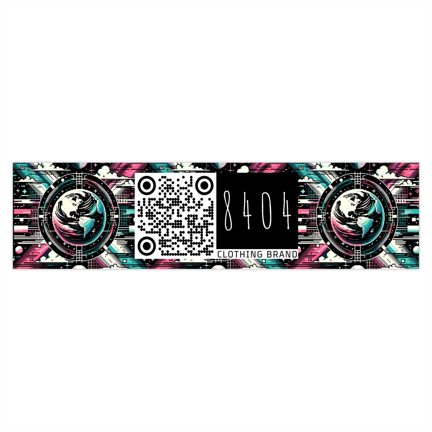Digital Artistry Digital-native Streetwear Bumper Sticker - 8404 Design-62