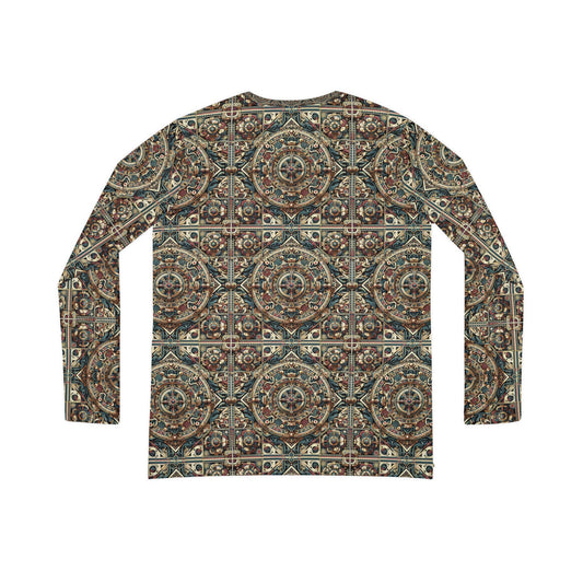 Urban Renaissance Historical Fusion With Street Edge Women's Long Sleeve V-Neck Shirt - 8404 Design-57