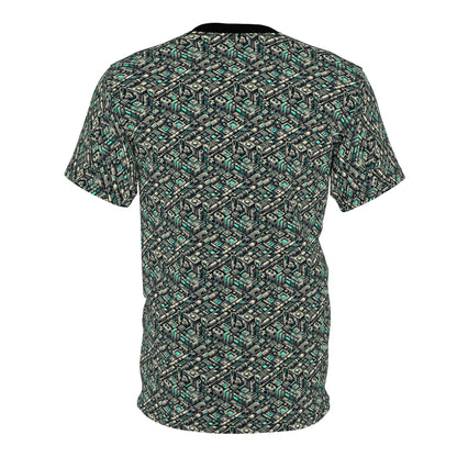 Tech Utility Fusion Modern Tech Streetwear Unisex Cut & Sew Tee - 8404 Design-49