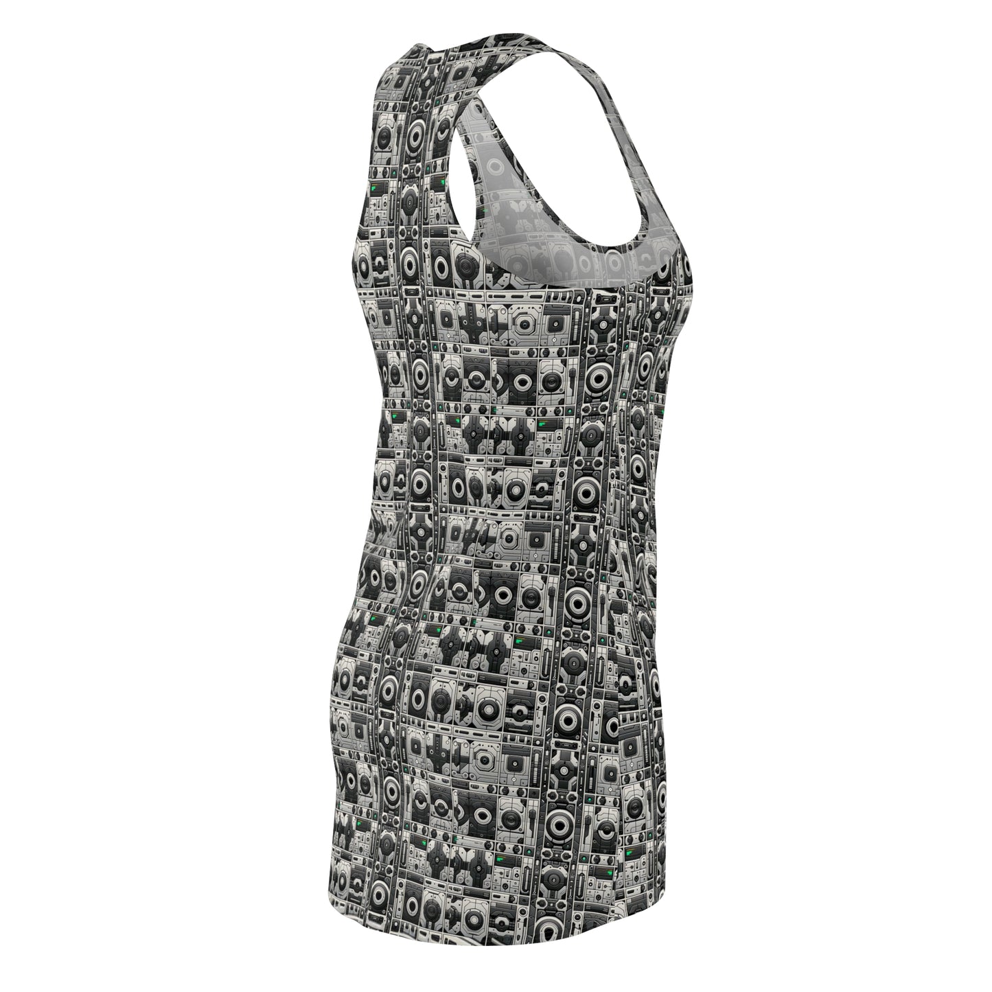 Tech Utility Aesthetics Tech-Forward Minimalism Women's Cut & Sew Racerback Dress - 8404 Design-60