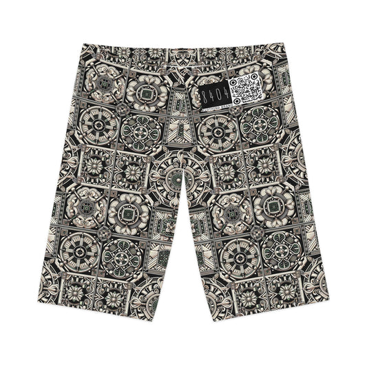 Cyber Garden Party Tech Garden Extravaganza Women's Bike Shorts - 8404 Design-45