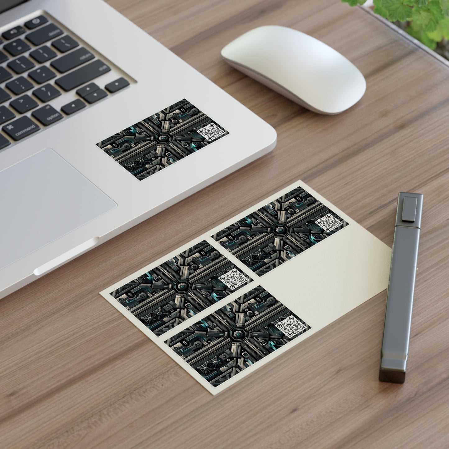 Tech Noir Futuristic Tech Aesthetic with a Dark Twist Sticker Sheet - 8404 Design-59
