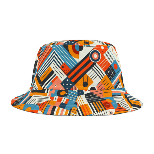 Abstract Graphic Art Modern Artistic Expression Bucket Hat - 8404 Design-54