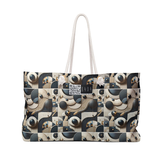 Tech-forward Luxe Streetwear Tech Luxe Fusion Weekender Bag - 8404 Design-71