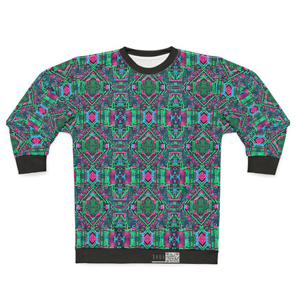 Digital Glitch Vibes Tech-Inspired Streetwear Sweatshirt - 8404 Design-71