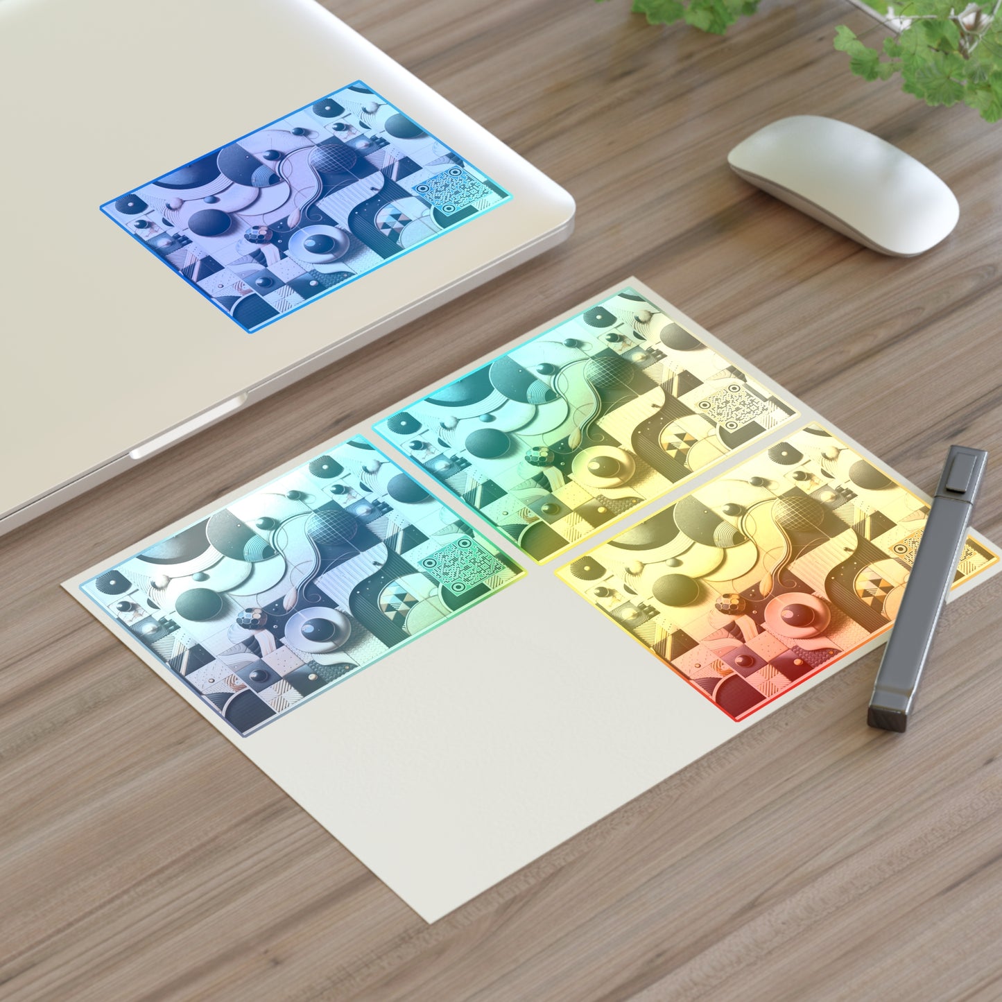 Tech-forward Luxe Streetwear Tech Luxe Fusion Sticker Sheet - 8404 Design-71