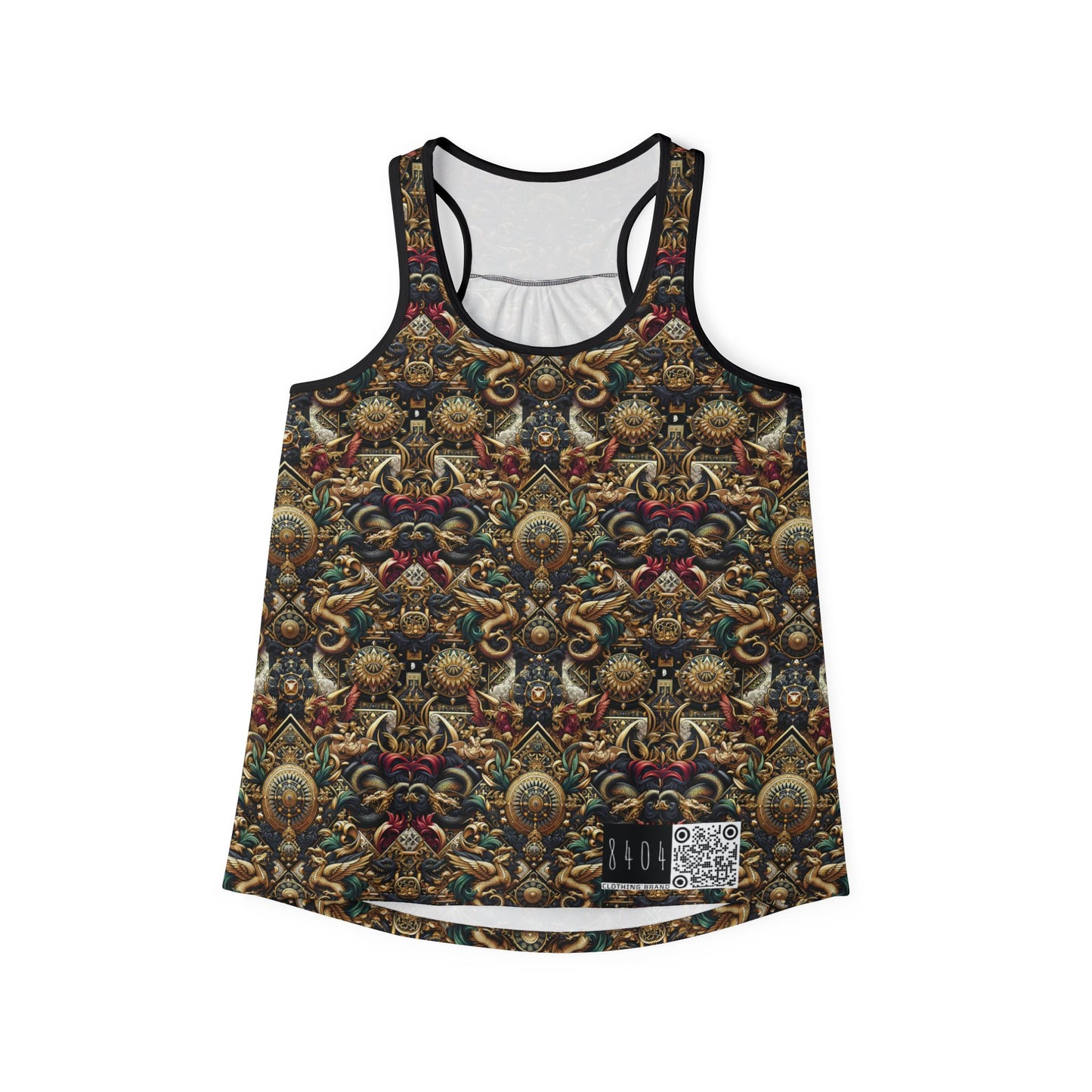 Digital Renaissance Luxurious Streetwear Inspired By Classical Art With a Modern Twist Women's Tank Top - 8404 Design-76