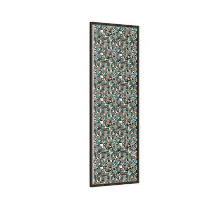 Digital Street Art Urban Street Style Matte Canvas, Framed (multi-color) - 8404 Design-81 B