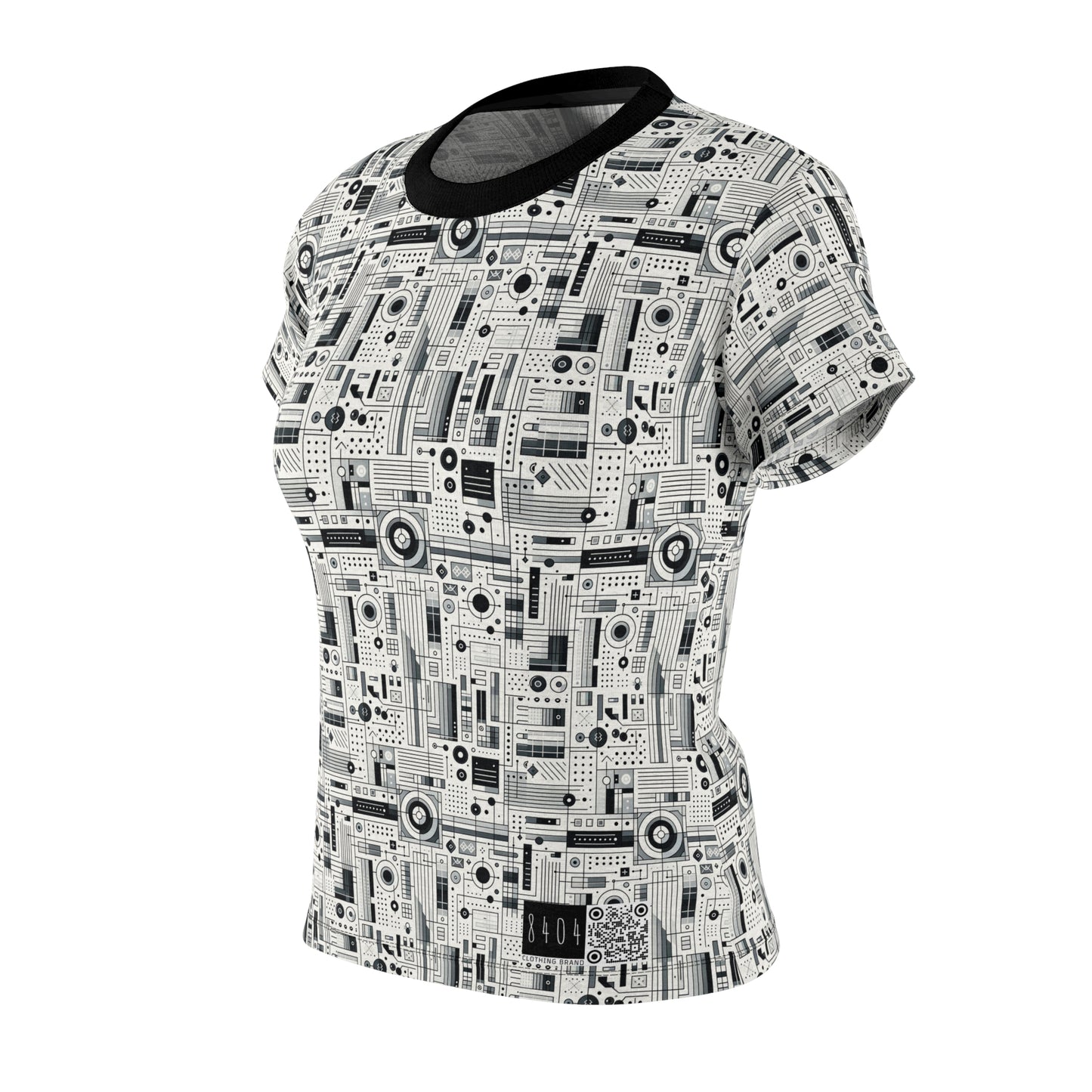 Digital Minimalism Minimalist Tech Women's Cut & Sew Tee - 8404 Design-53