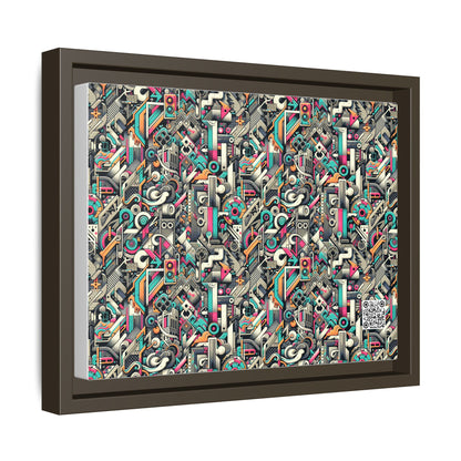 Digital Street Art Urban Street Style Matte Canvas, Framed (multi-color) - 8404 Design-74 A