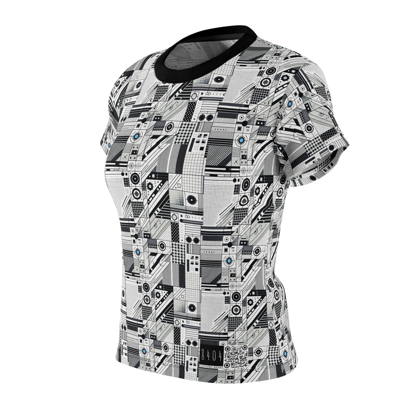 Digital Minimalism Minimalist Tech Women's Cut & Sew Tee - 8404 Design-52
