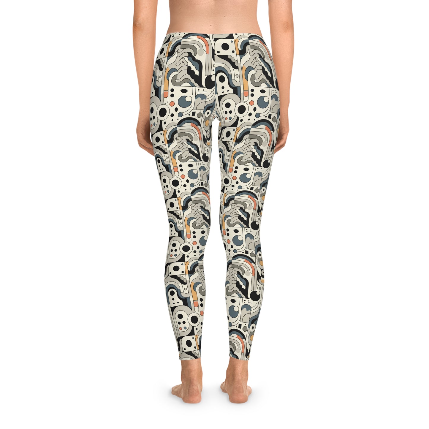 Modern Minimalism Minimalist Tech Stretch Leggings - 8404 Design-60