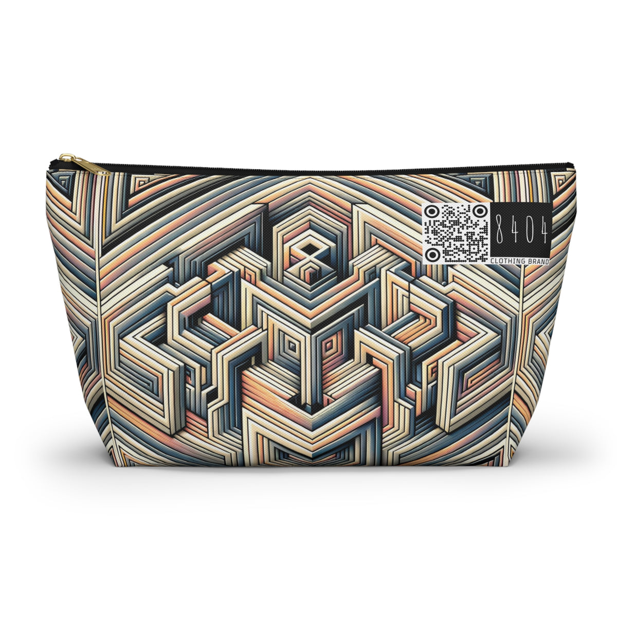Tech Illusion Graphics Futuristic Artistry Accessory Pouch W T-bottom - 8404 Design-52