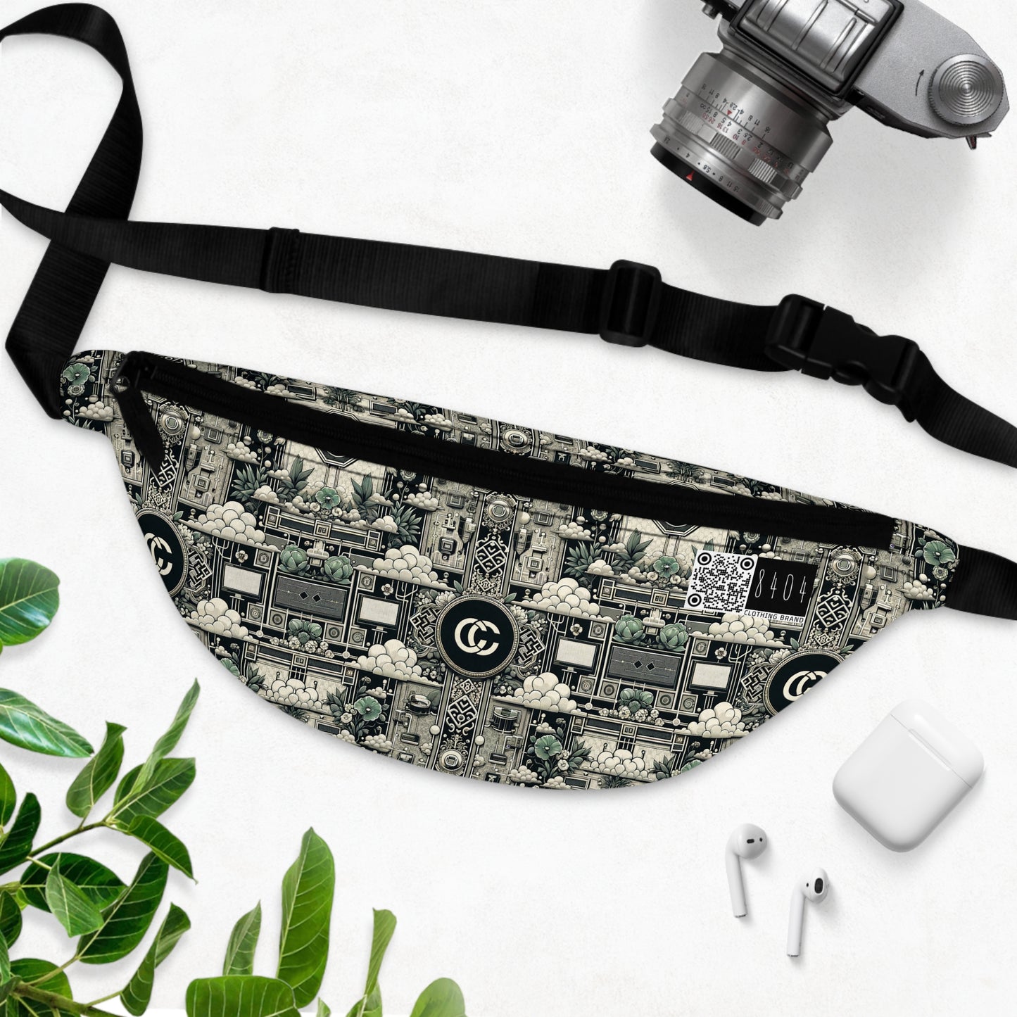 Cyber Garden Party Tech Garden Extravaganza Fanny Pack - 8404 Design-54