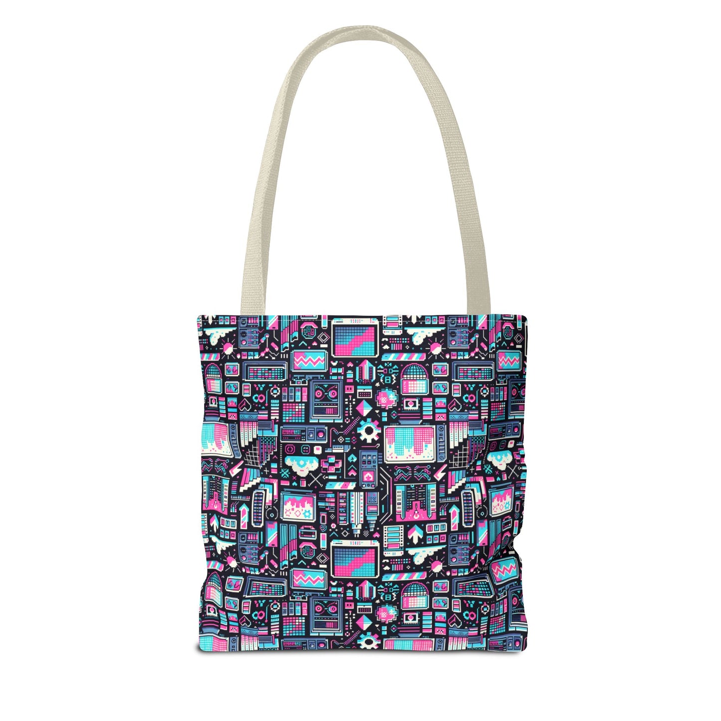 Digital Rebellion Youthful Streetwear with a Rebellious Digital Twist Tote Bag - 8404 Design-71