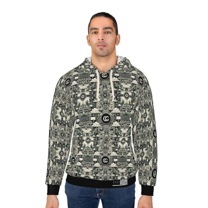 Cyber Garden Party Tech Garden Extravaganza Pullover Hoodie - 8404 Design-54