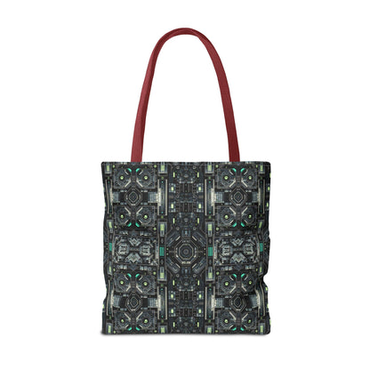 Tech Noir Tech-Forward Minimalism Tote Bag - 8404 Design-52