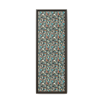 Digital Street Art Urban Street Style Matte Canvas, Framed (multi-color) - 8404 Design-81 B