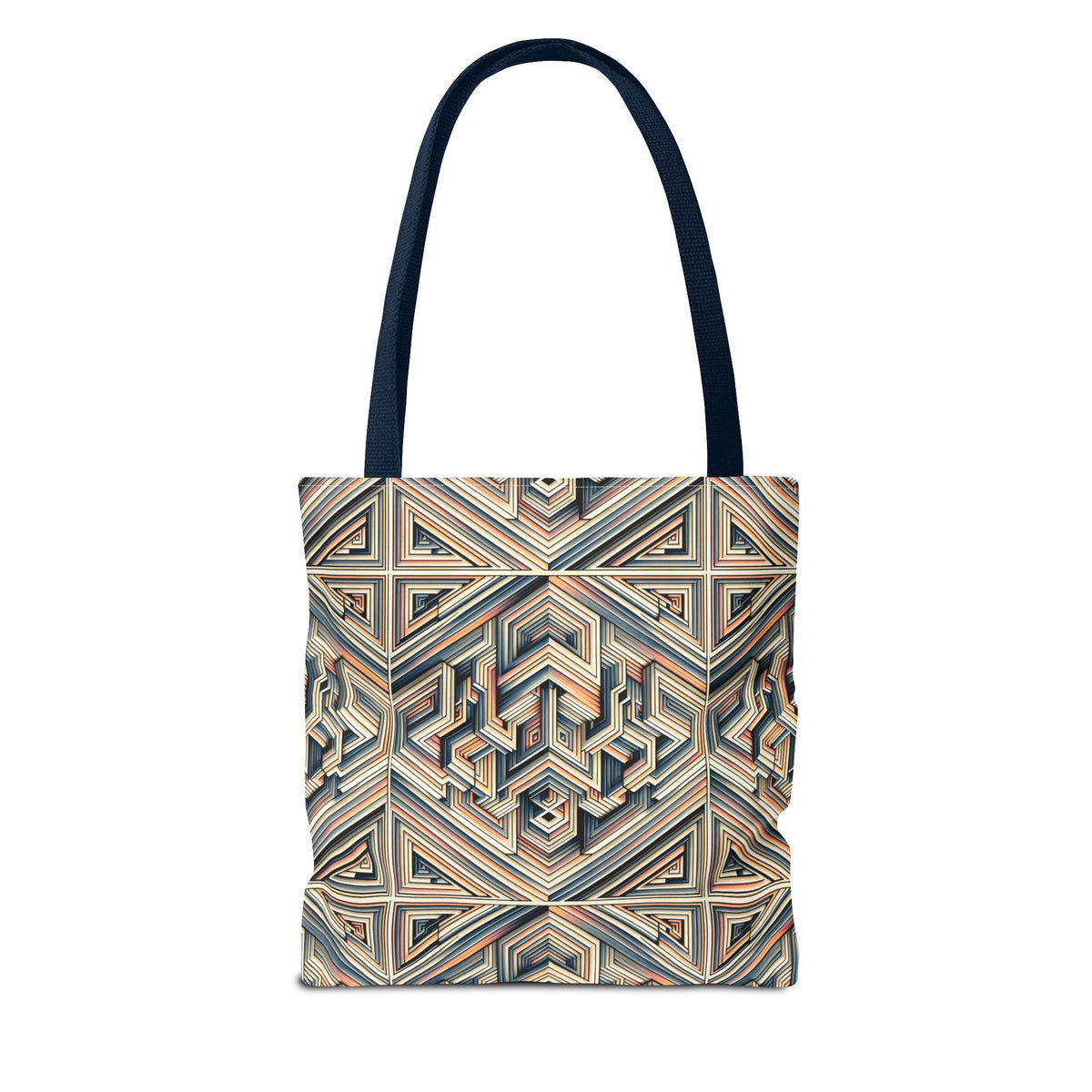 Tech Illusion Graphics Futuristic Artistry Tote Bag - 8404 Design-52