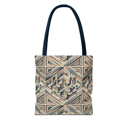 Tech Illusion Graphics Futuristic Artistry Tote Bag - 8404 Design-52