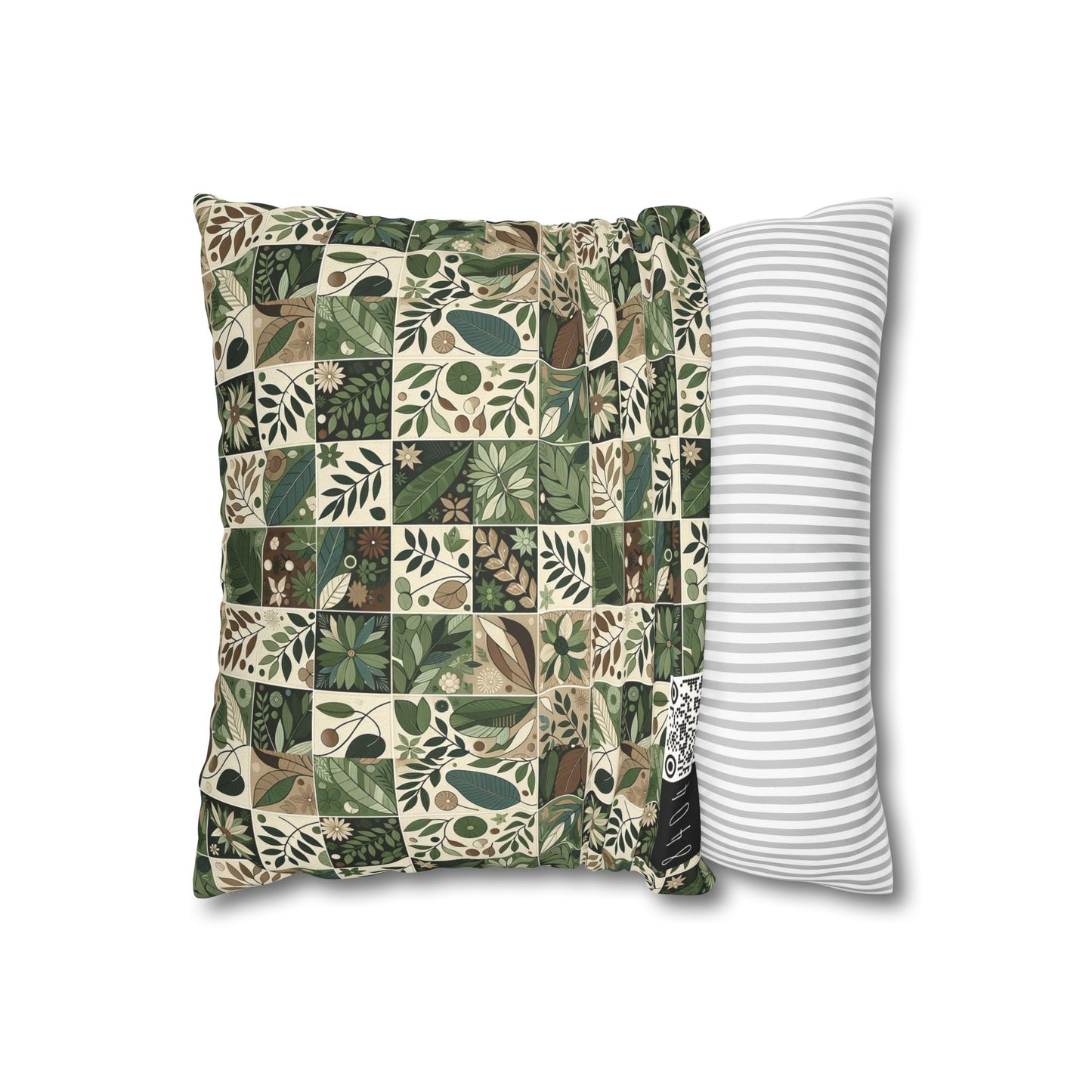 Streetwear Sustainability Environmentally Conscious Streetwear with a Natural Aesthetic Faux Suede Square Pillowcase - 8404 Design-57