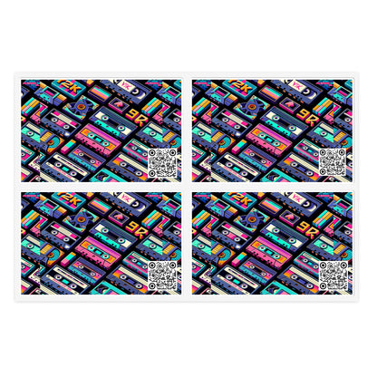 Digital Nostalgia Tech-Inspired Retro Fusion Sticker Sheets - 8404 Design-50