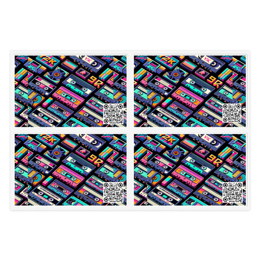 Digital Nostalgia Tech-Inspired Retro Fusion Sticker Sheets - 8404 Design-50