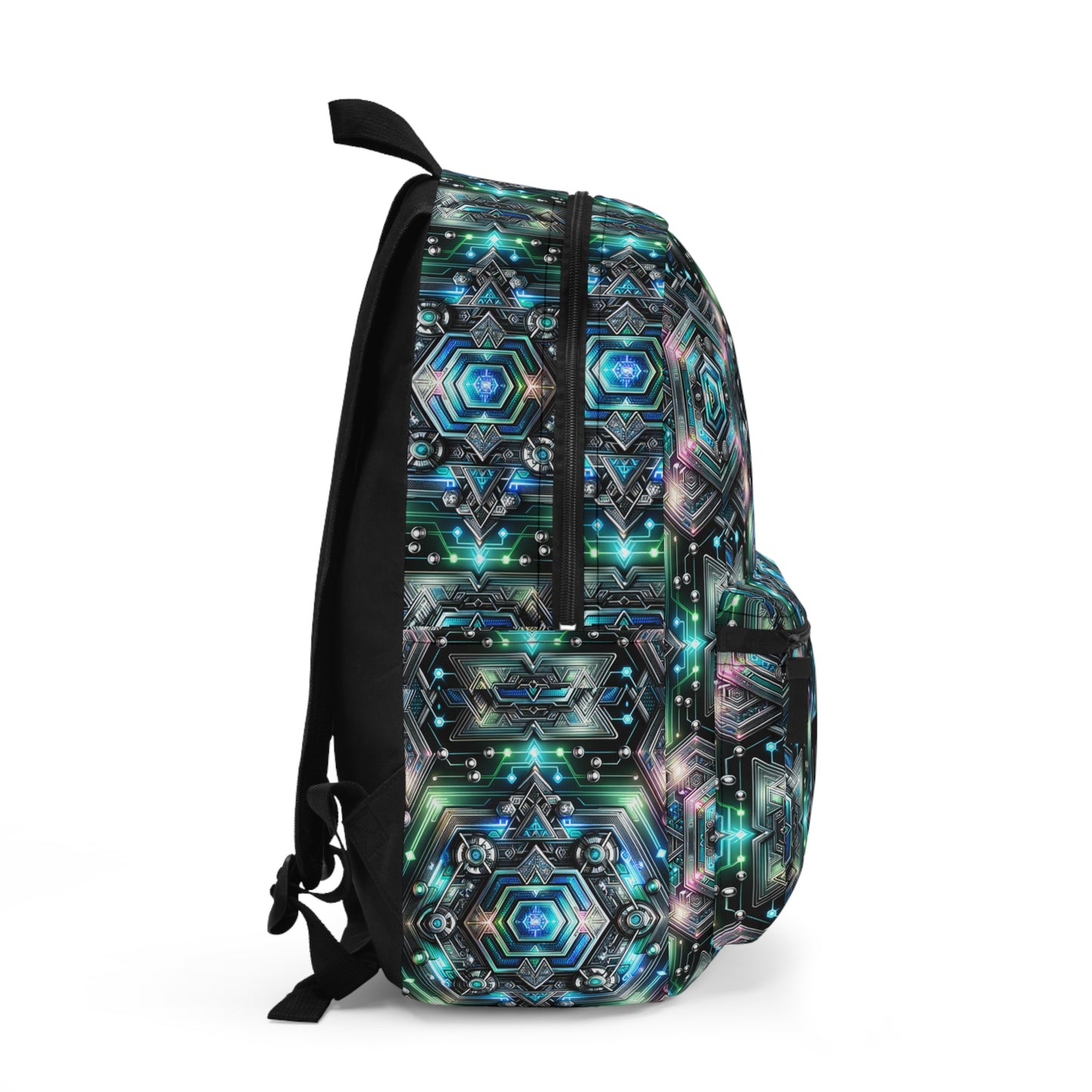 Tech-Infused Futurism Futuristic Tech Backpack - 8404 Design-63