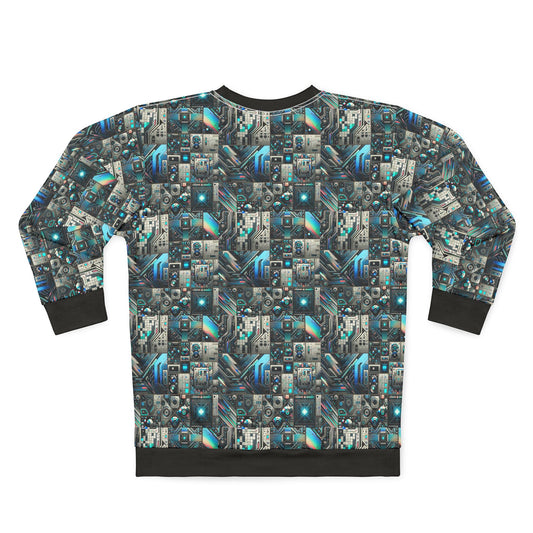 Tech-Infused Futurism Sleek Tech Edge Sweatshirt - 8404 Design-48