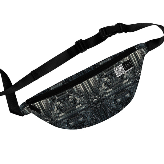 Tech Noir Futuristic Tech Aesthetic with a Dark Twist Fanny Pack - 8404 Design-68