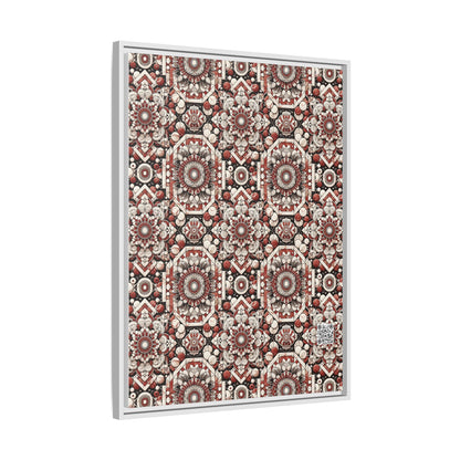 Neo Jomon Sculptural Aesthetics Artisanal Streetwear Matte Canvas, Framed (multi-Color) - 8404 Design-55 A