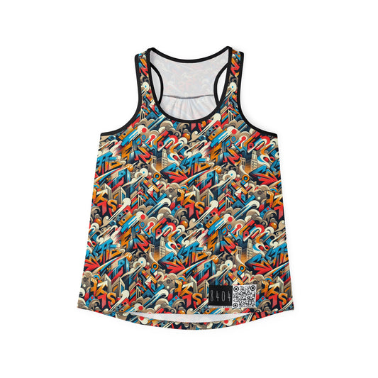 Neo-Traditional Street Art Modern Street Art Fusion Women's Tank Top - 8404 Design-44