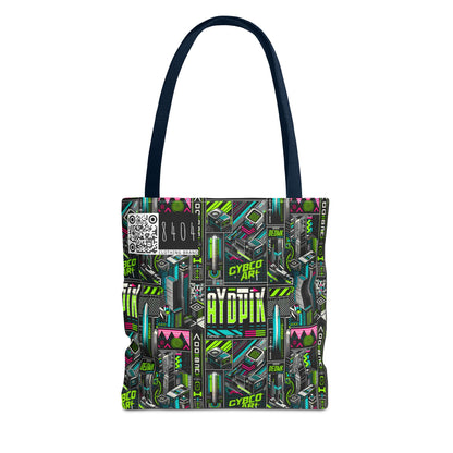 Tech-Forward Graphics Tech-Inspired Streetwear Tote Bag - 8404 Design-46