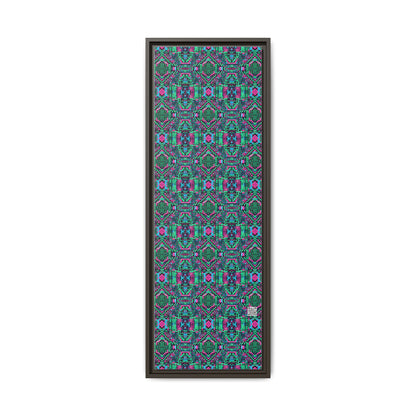 Digital Glitch Vibes Tech-Inspired Streetwear Matte Canvas, Framed (multi-Color) - 8404 Design-71 B
