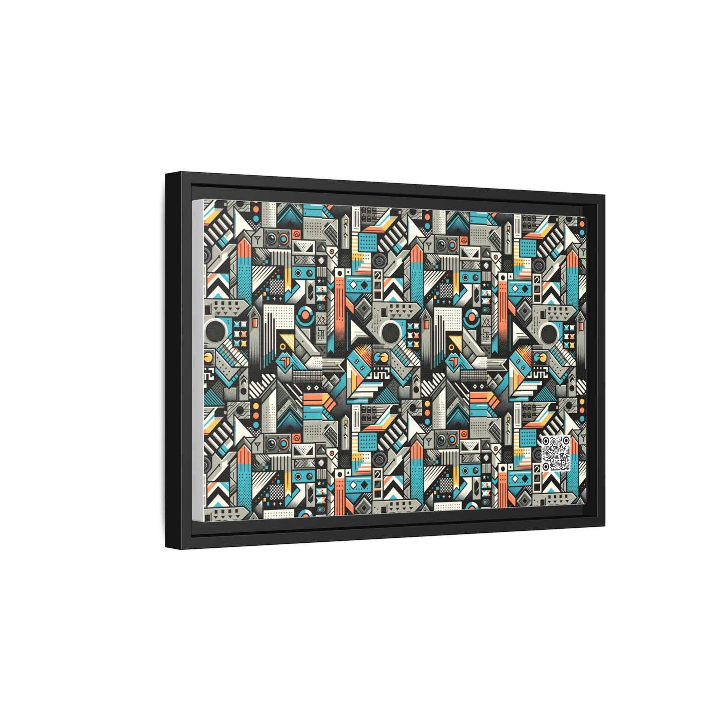 Digital Street Art Urban Street Style Matte Canvas, Framed (multi-color) - 8404 Design-81 B