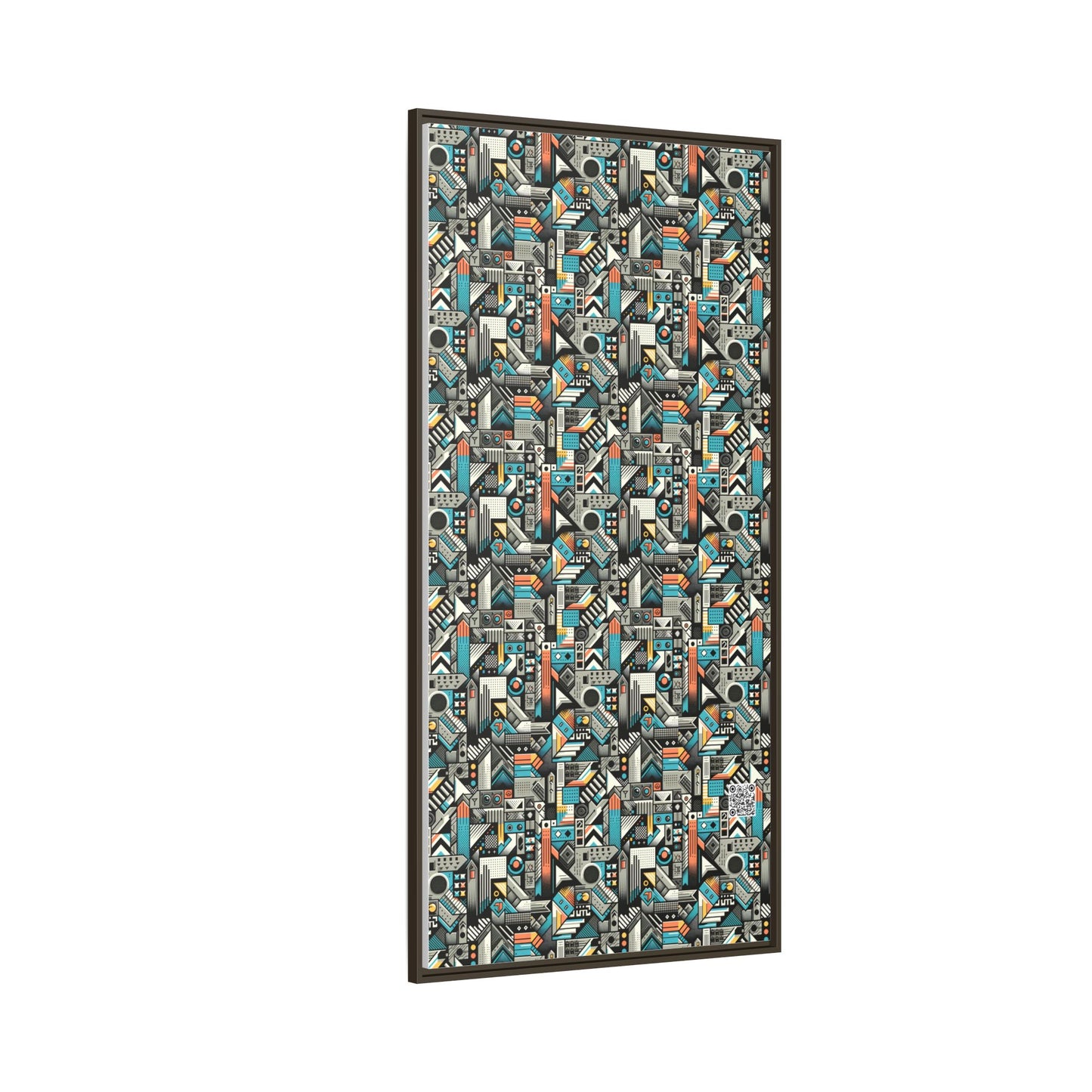 Digital Street Art Urban Street Style Matte Canvas, Framed (multi-color) - 8404 Design-81 B