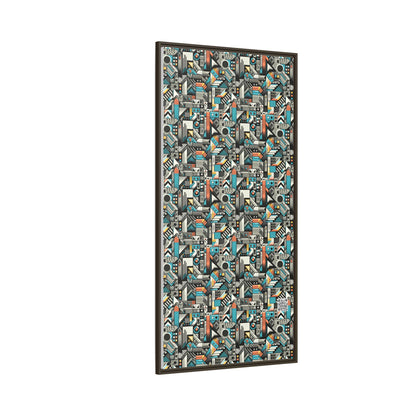 Digital Street Art Urban Street Style Matte Canvas, Framed (multi-color) - 8404 Design-81 B