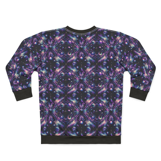 Galactic Hues Tech-Forward Cosmic Fusion Sweatshirt - 8404 Design-41