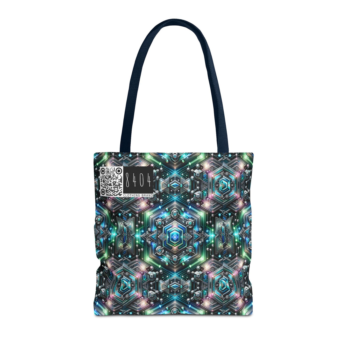 Tech-Infused Futurism Futuristic Tech Tote Bag - 8404 Design-63