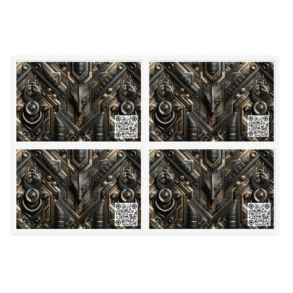 Tech Noir Fusion Sleek Tech Luxe Sticker Sheets - 8404 Design-49