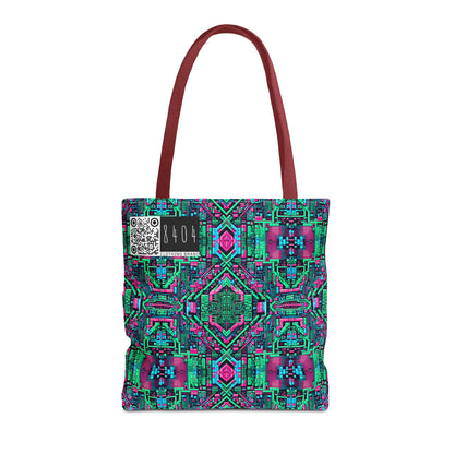 Digital Glitch Vibes Tech-Inspired Streetwear Tote Bag - 8404 Design-71