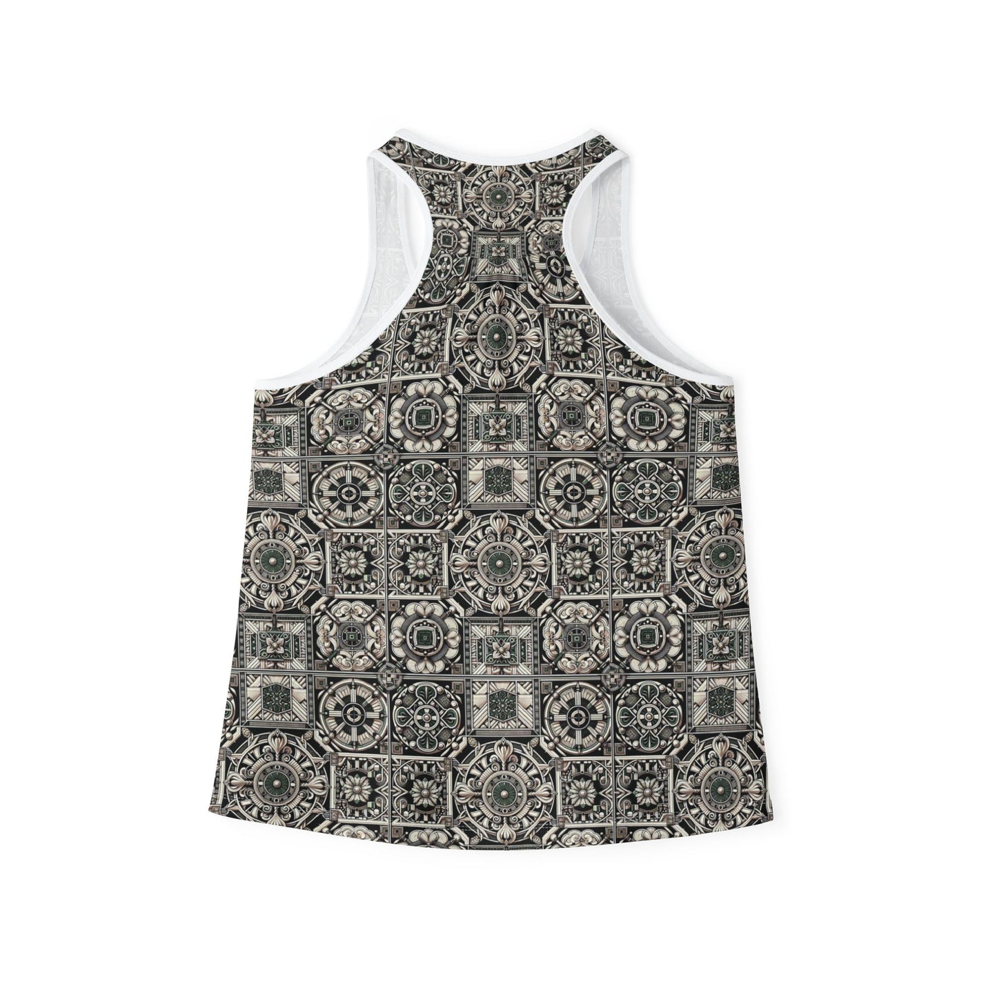 Cyber Garden Party Tech Garden Extravaganza Women's Tank Top - 8404 Design-45