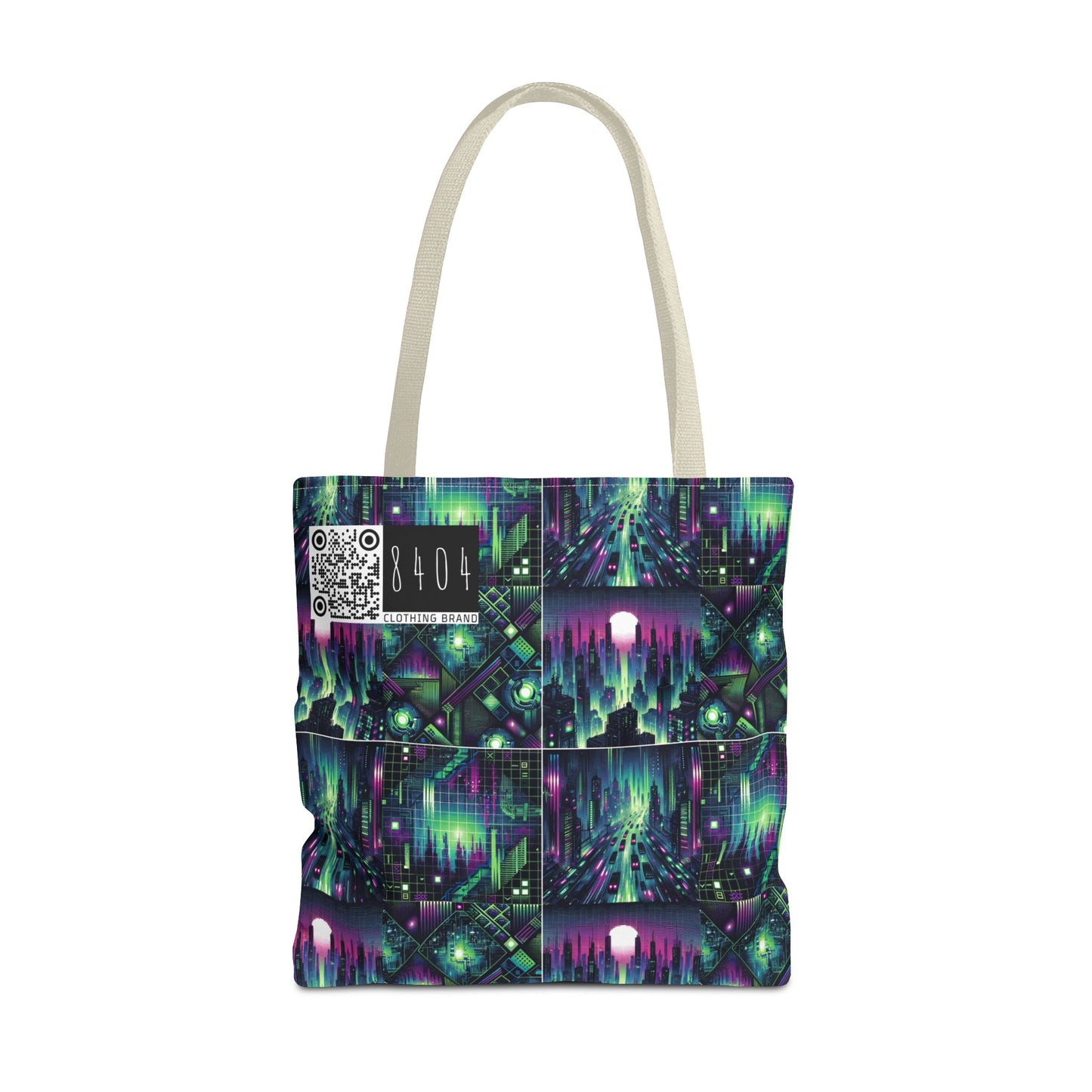 Tech Noir Aesthetics Tech-Forward Urban Dystopia Tote Bag - 8404 Design-54
