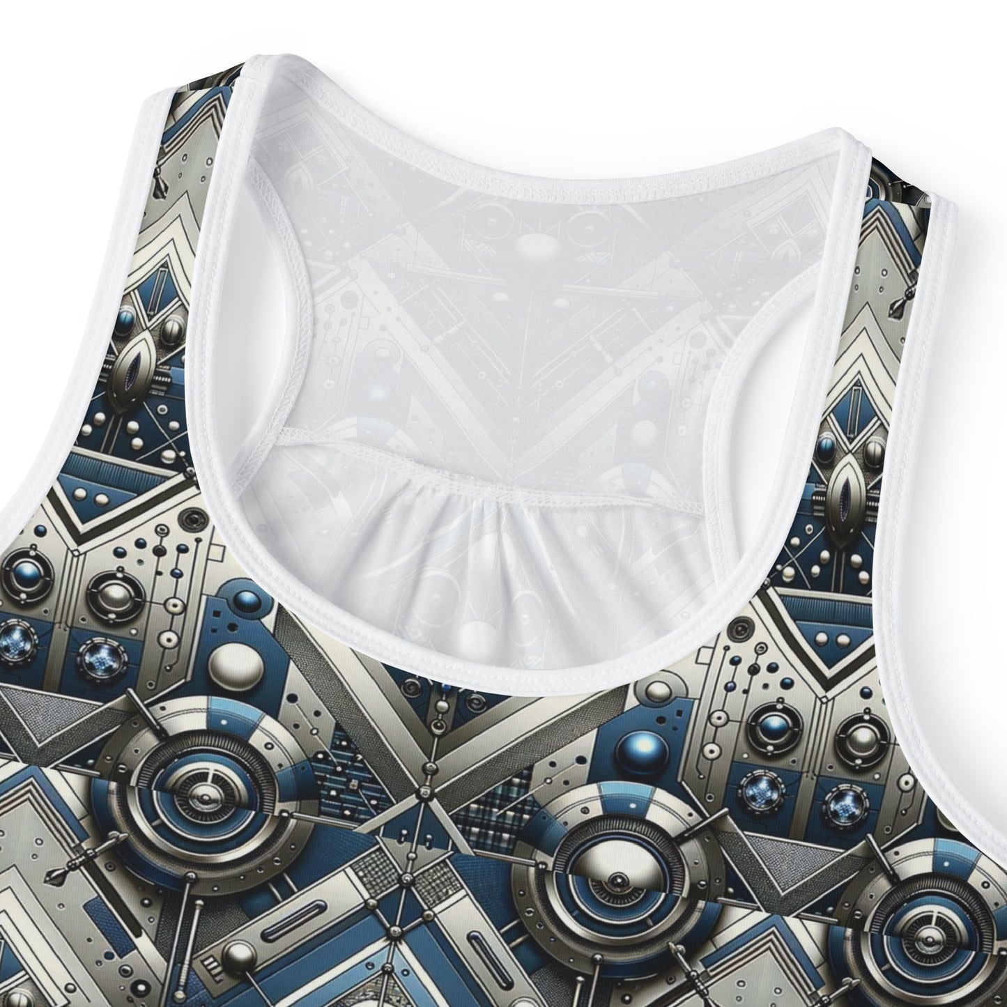Tech Utility Fusion Tech-Forward Utility With a Futuristic Edge Women's Tank Top - 8404 Design-63