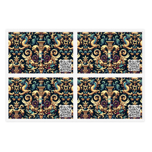 Digital Renaissance Modern Baroque Fusion Sticker Sheets - 8404 Design-57